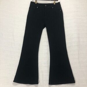 The Style Between Us Black Flare Leggings High Waist Stretch Pants Size 17‎